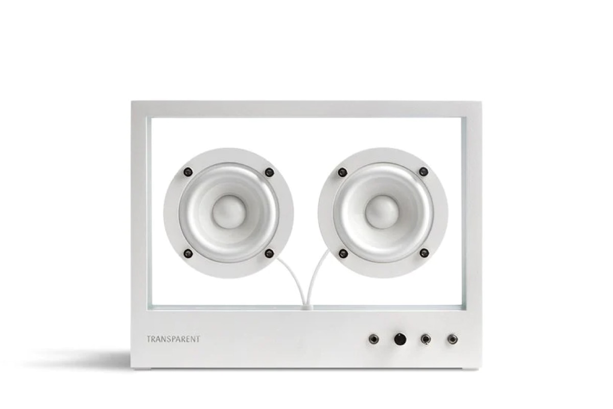 SMALL TRANSPARENT SPEAKER(WHITE)の通販 / マスターウォール