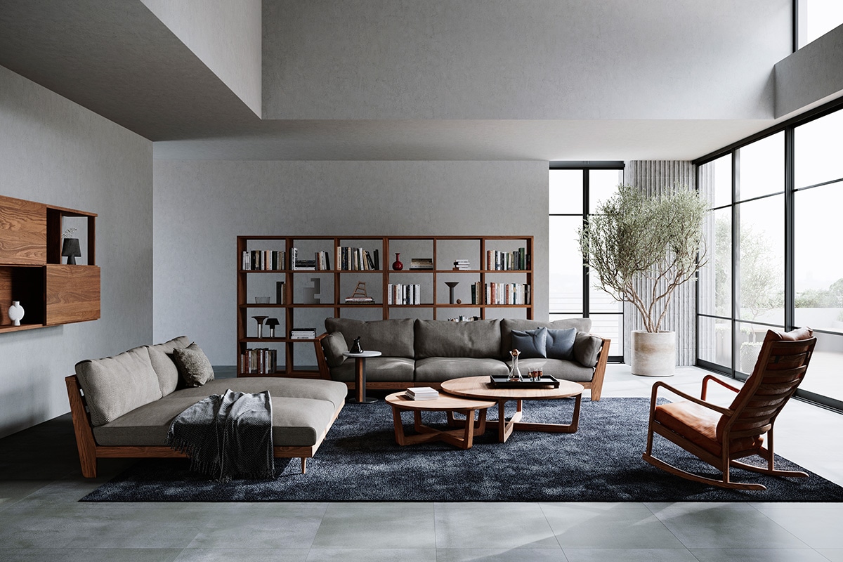 Blueprint HIGH BACK ROCKING チェアの通販 / マスターウォール