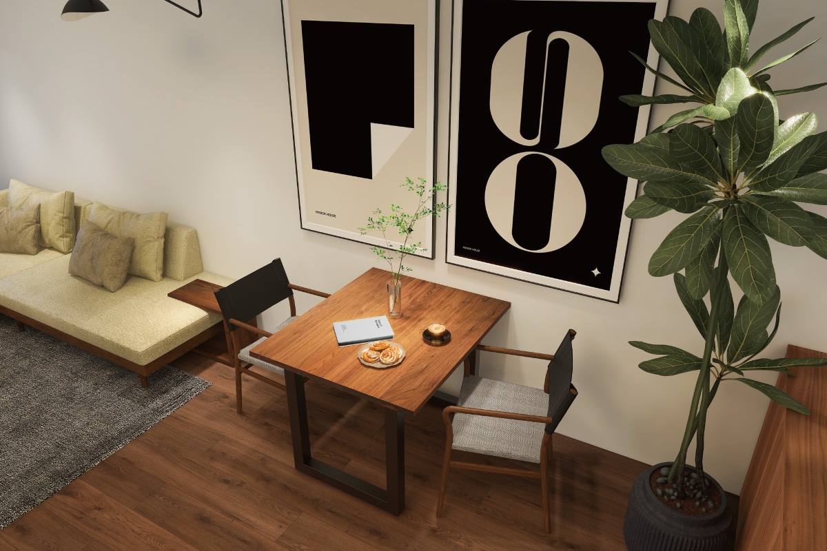 WILDWOOD DINING TABLE(W 100cm × D 65cm)の通販 / マスターウォール