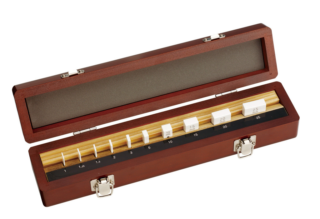 マイクロメータ検査用ゲージブロックセット セラミック製 BM3-10N-0