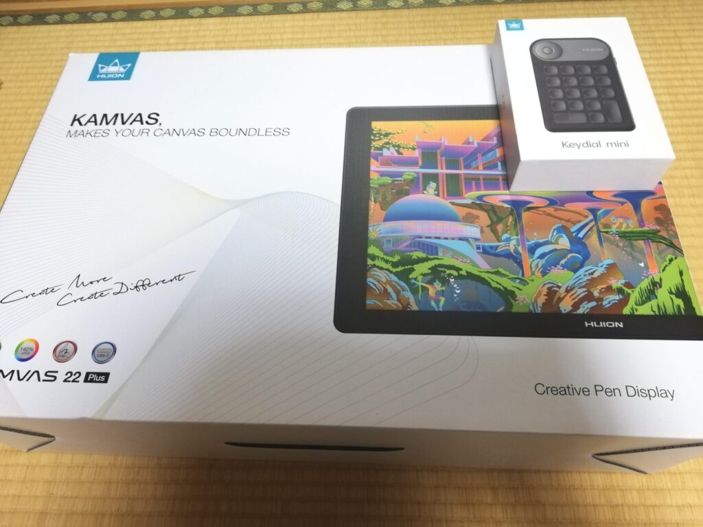液タブ】大画面で描きやすい！「HUION Kamvas22 Plus」をレビューして
