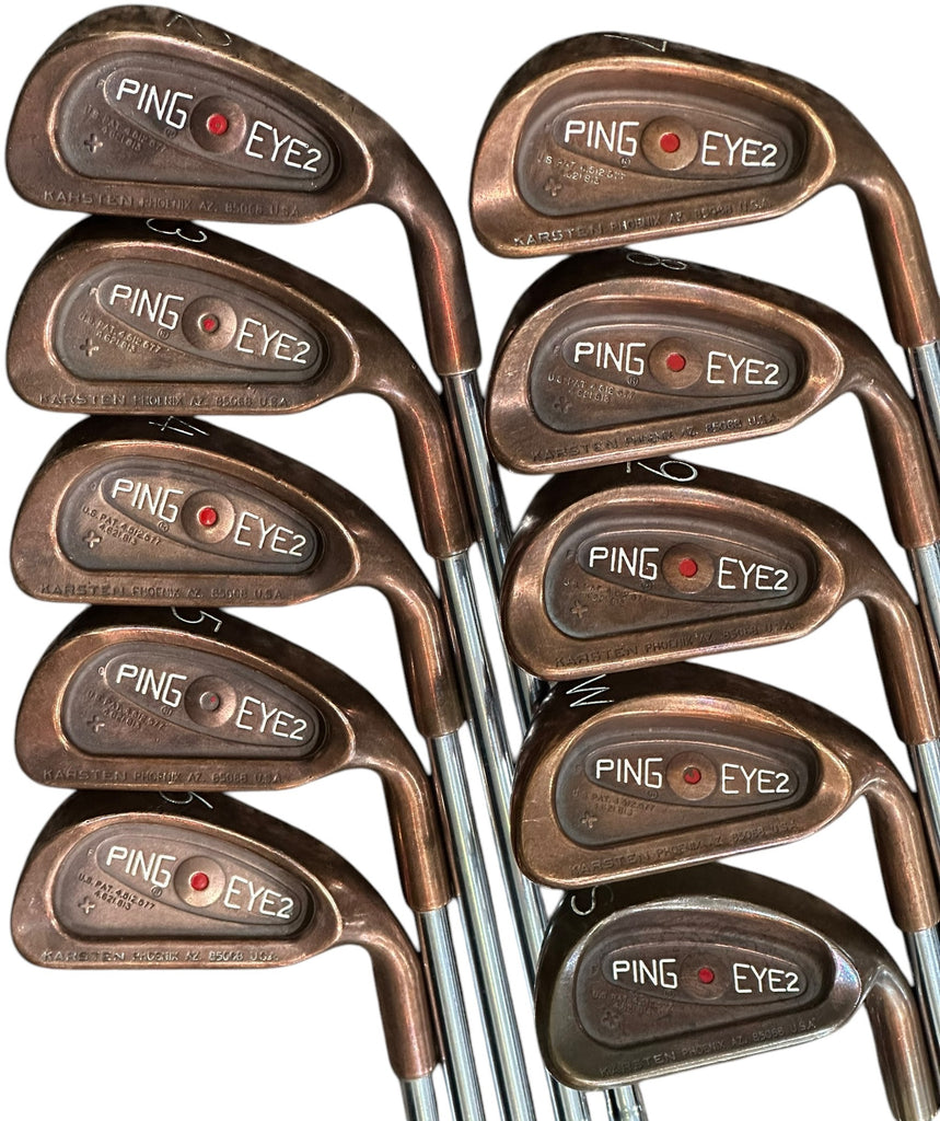 Ping BeCu Eye 2 + Red Dot Irons 2-SW KT-M/ZZ Lite S Flex Shafts