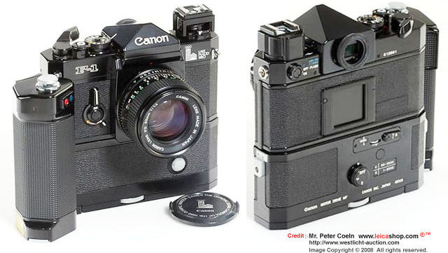フィルムカメラ Canon F-1 LAKE PLACID Motor Drive MF フィルムカメラ