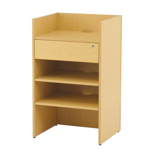 廃番】レジカウンターⅡ ナチュラルB - 店舗用品のミセダス