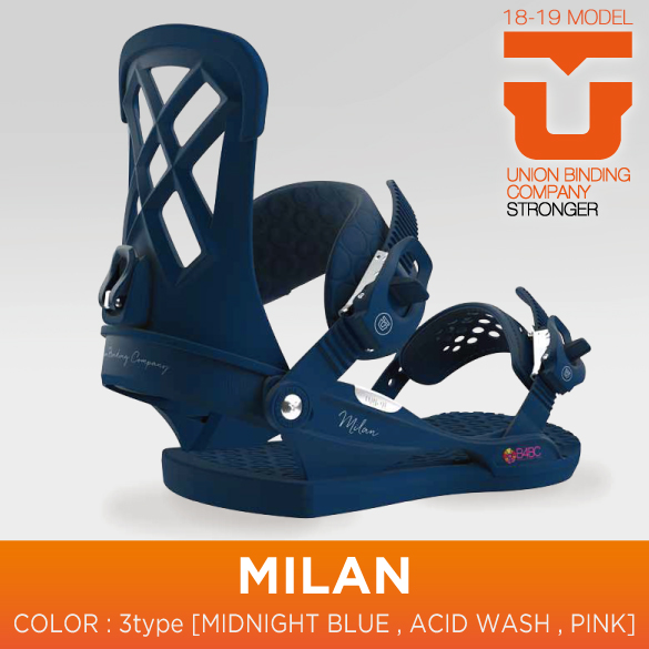 18-19 UNION(ﾕﾆｵﾝ)・MILAN [MIDNIGHT BLUE,ACID WASH,PINK] ≪商品一覧≫