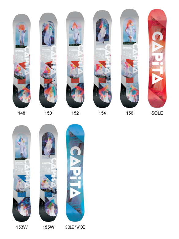 22-23 CAPiTA(ｷｬﾋﾟﾀ)・DOA [148cm 150cm 152cm 154cm 156cm 153cm(WIDE