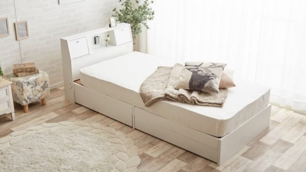 シングル】Alloys(アロイス)引出し付ベッド - MSR