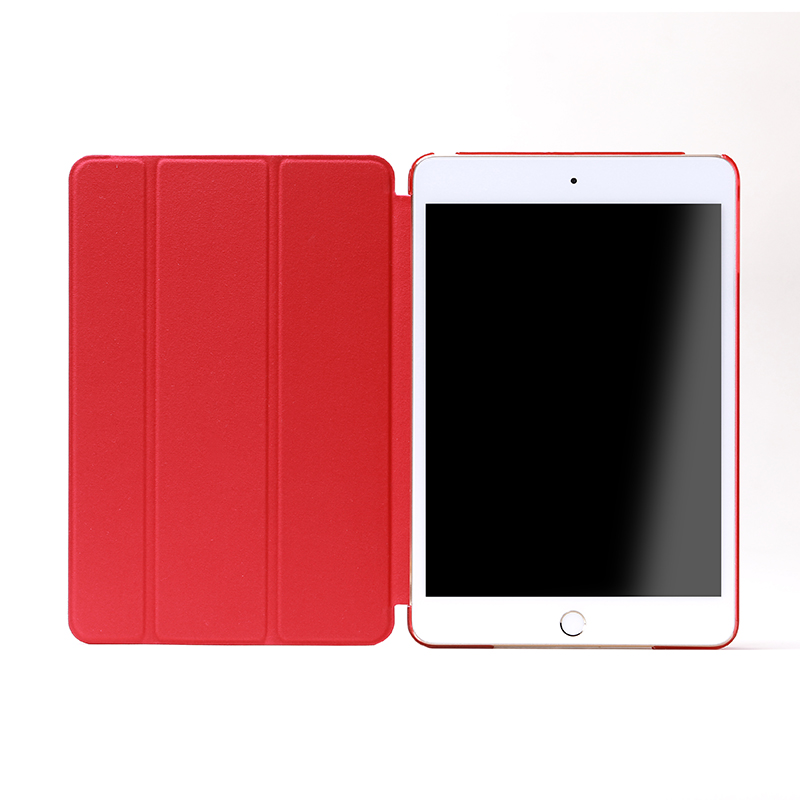 iPad mini 4 フラップケース 「Clear Note」 レッド｜スマホ
