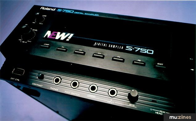 Roland S750 Sampler (MT Dec 91)