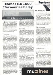 Ibanez HD1000 Harmonics Delay (HSR Jan 85)