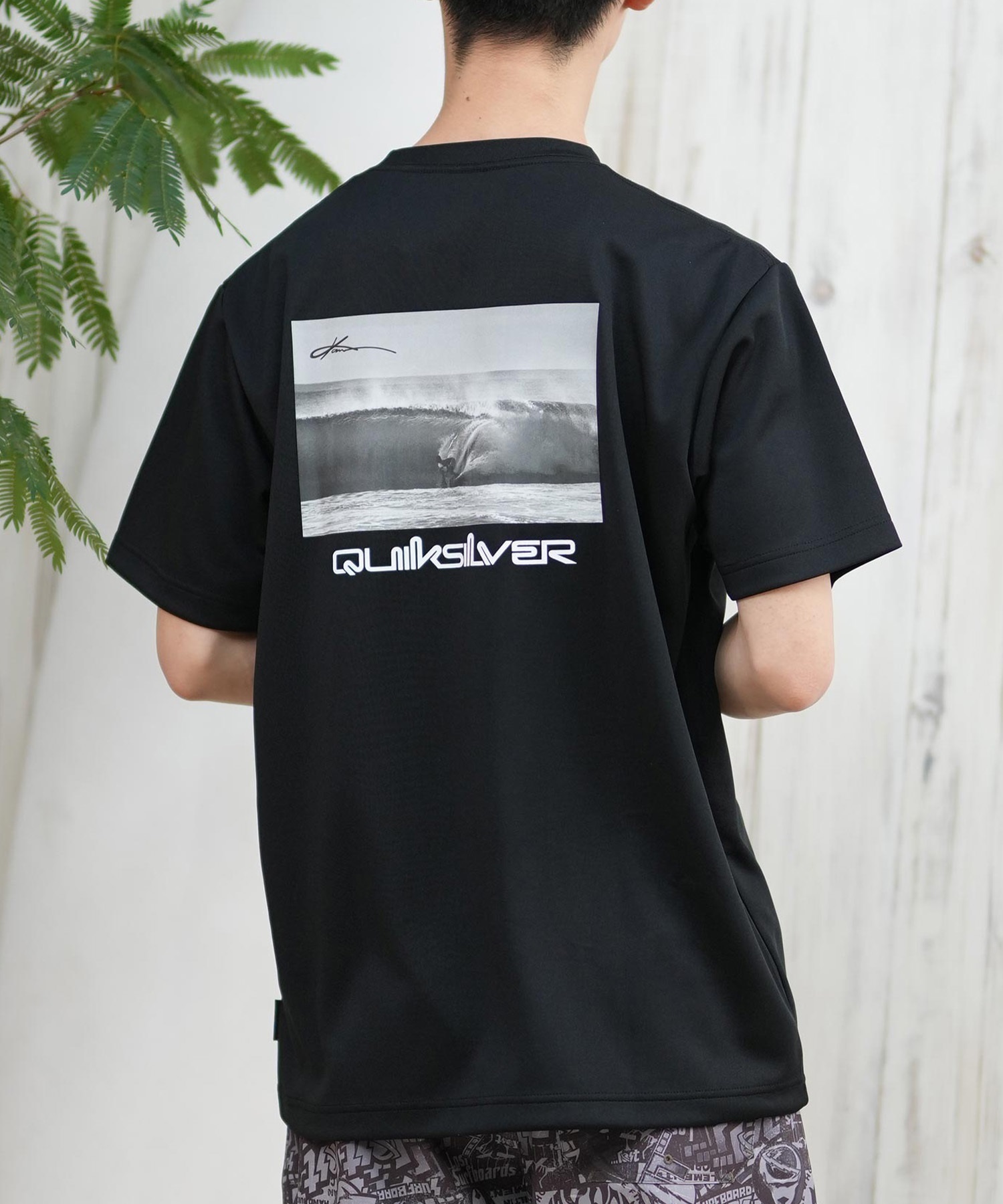 QUIKSILVER クイックシルバー ラッシュガード メンズ 半袖 Tシャツ