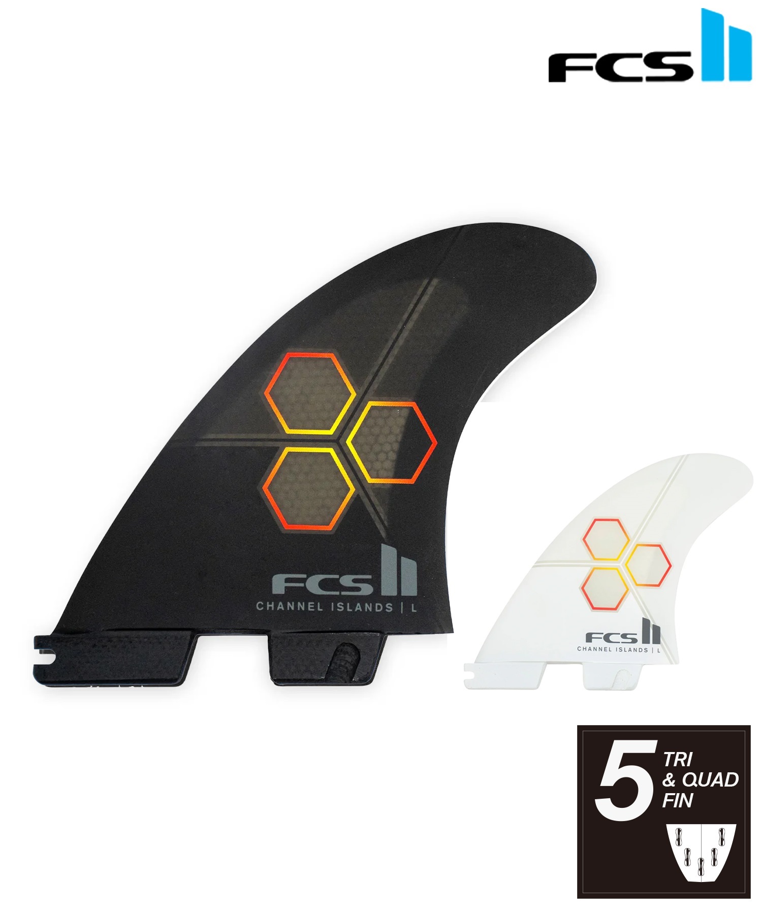 FCS2 エフシーエスツー PC CI TRI-QUAD チャネルアイランズ サーフィン