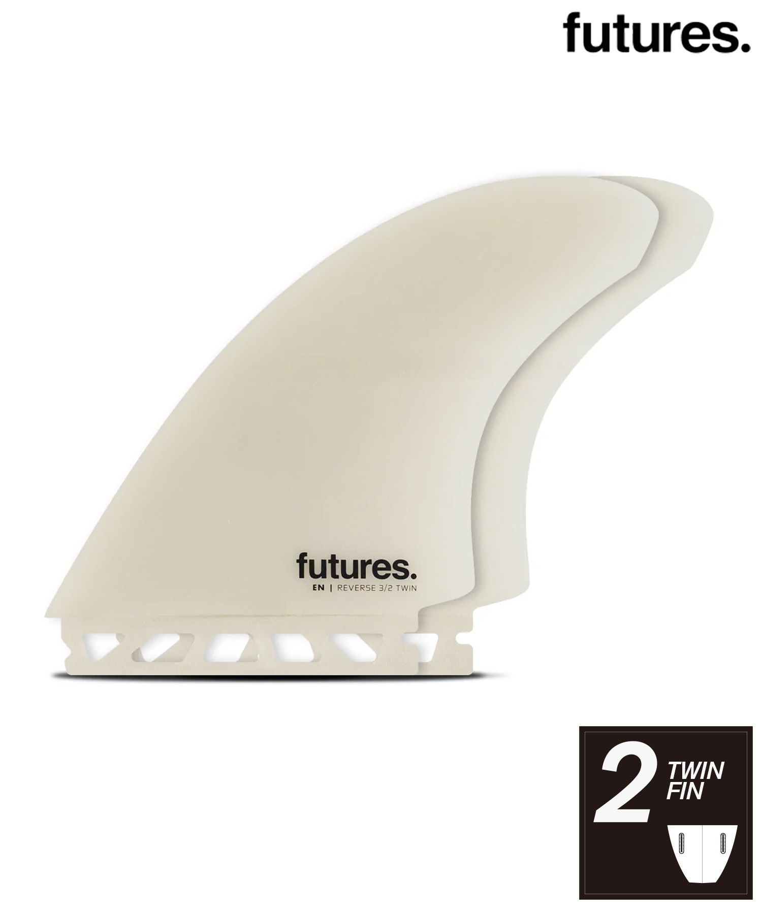 FUTURE フューチャー EN Reverse 3/2 Twin ツイン サーフィン フィン
