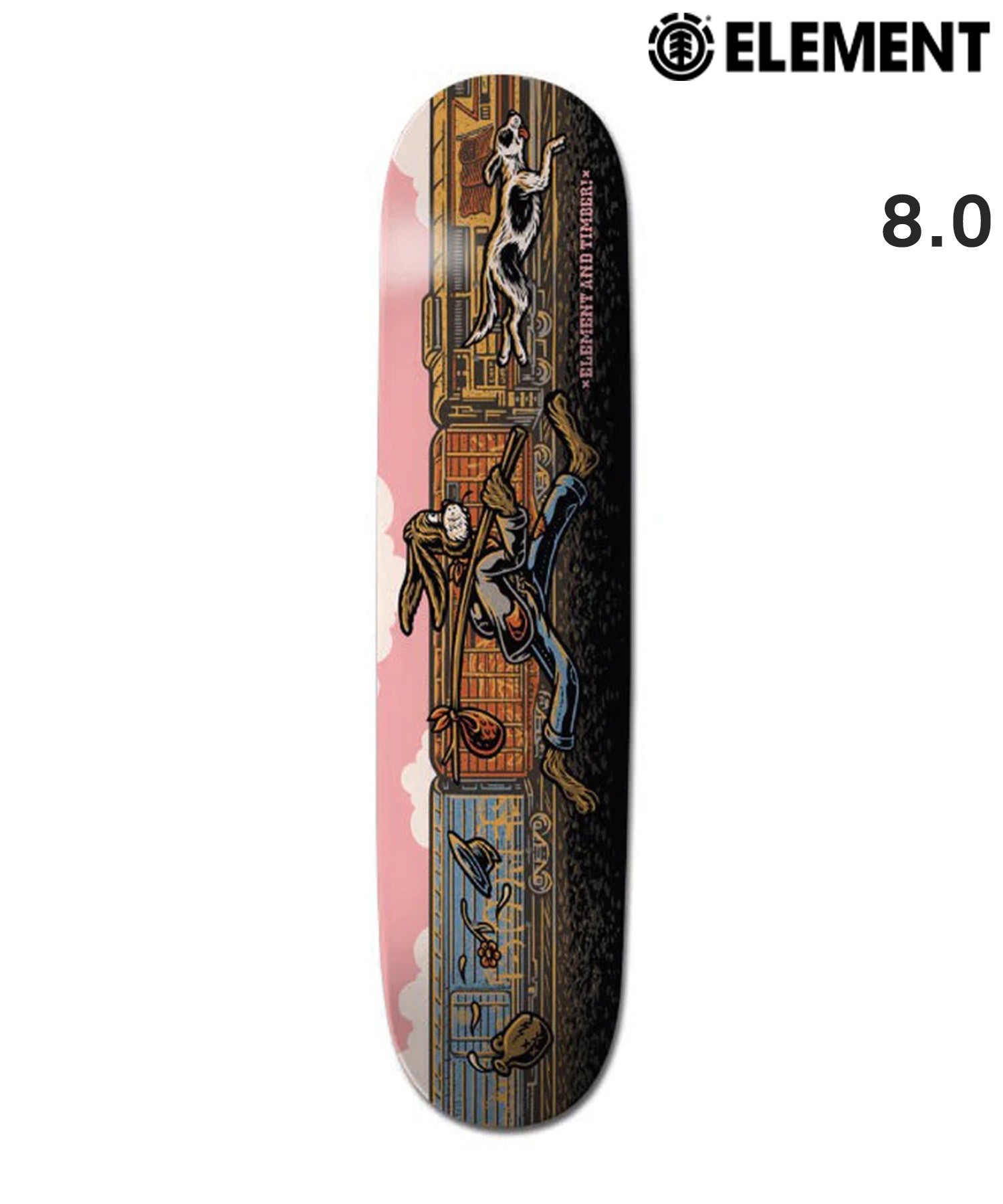 ELEMENT エレメント スケートボード デッキ 8.0inch RIDE ELEMENT X