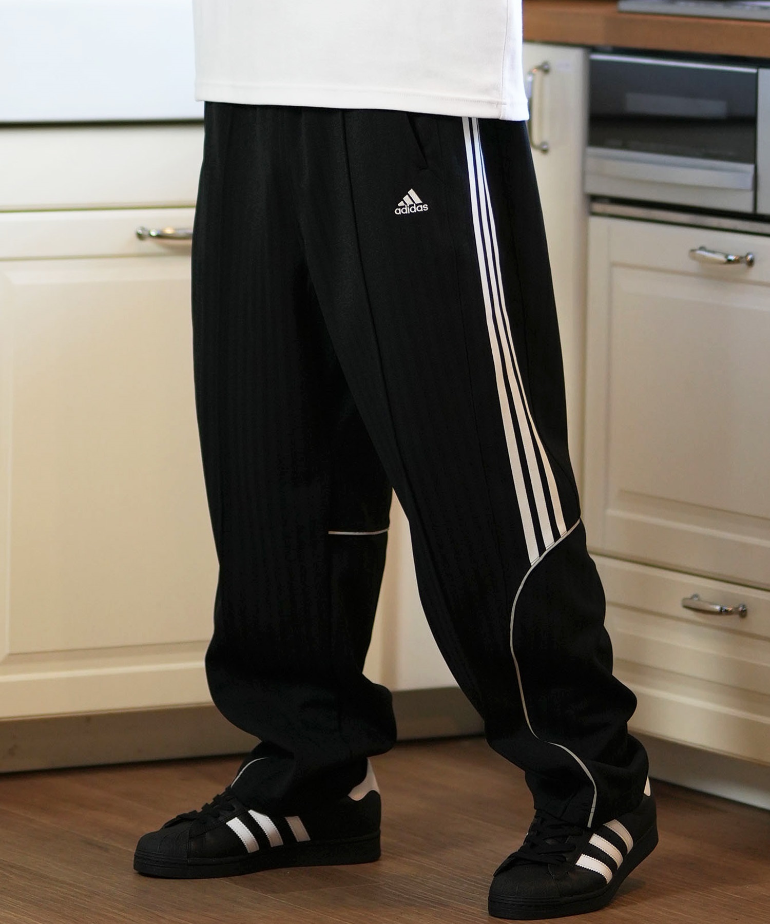 adidas アディダス ロングパンツ メンズ トラックパンツ BYD3S ルーズ