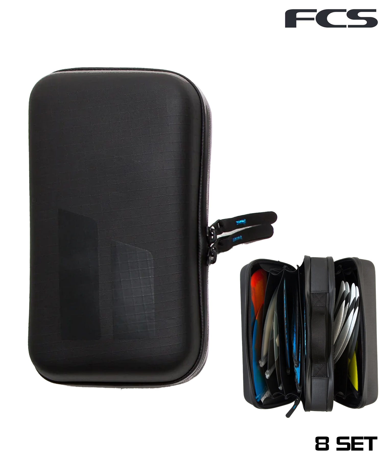 FCS エフシーエス FIN CASE 8SET フィンケース 8セット用 サーフィン