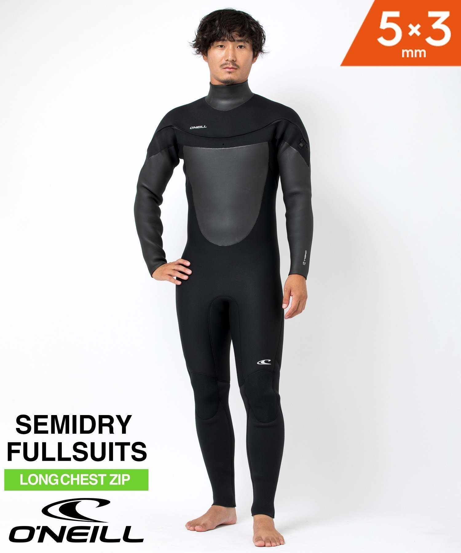 ONEILL オニール ﾌﾙ LCZ MR 5X3 MFW-207A4 ロングチェストジップ