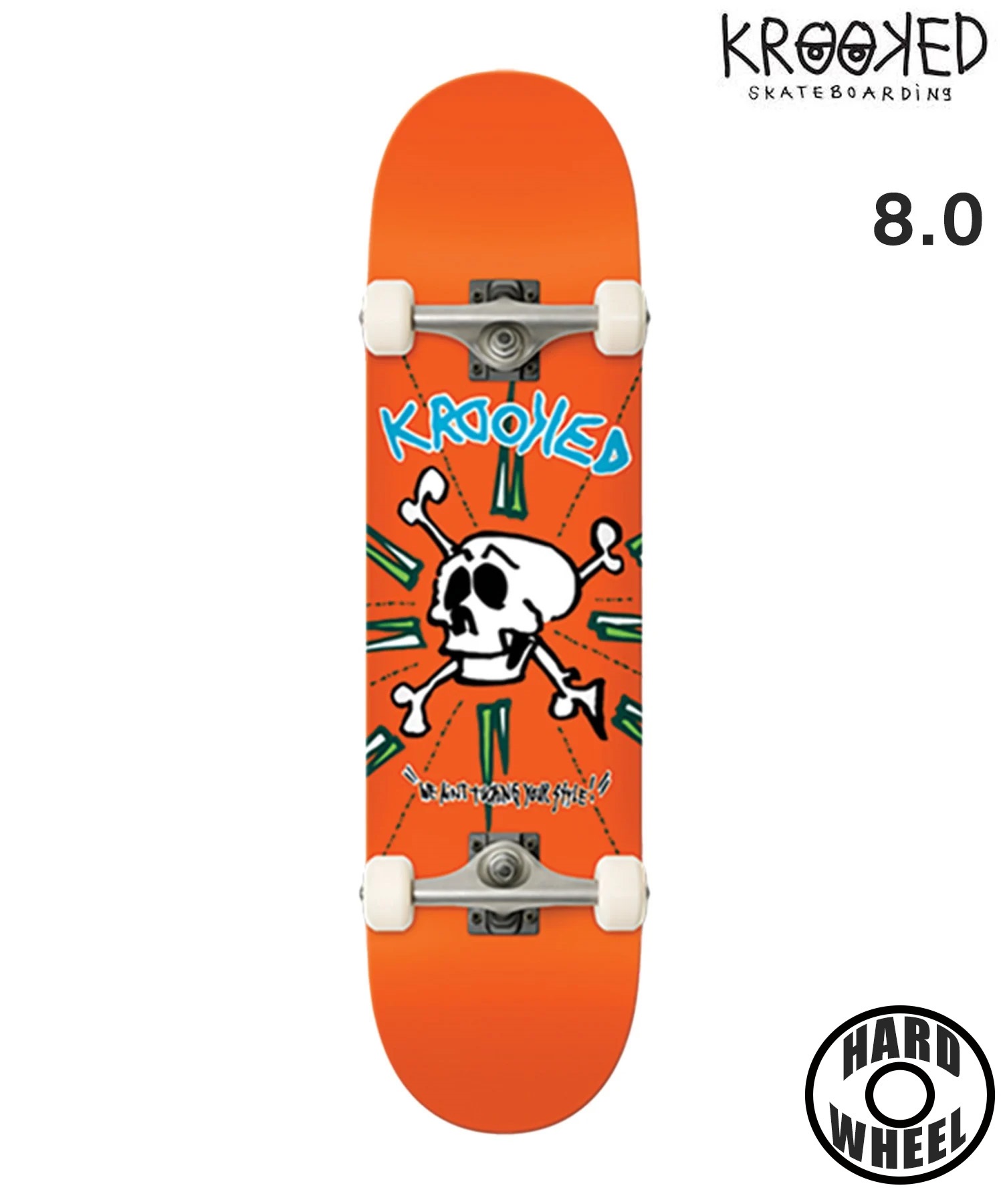 KROOKED クルキッド スケートボード コンプリート 8.0inch STYLE