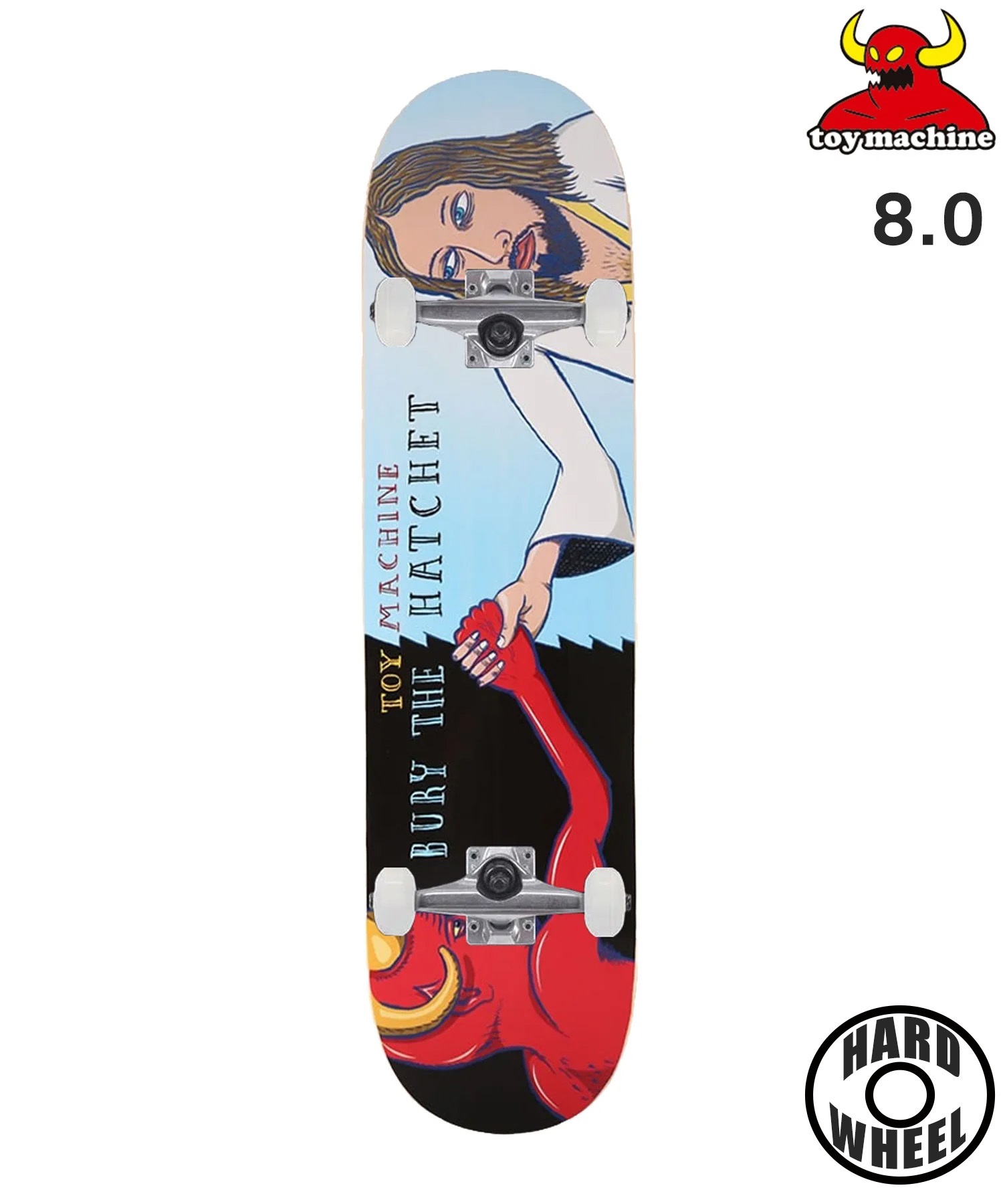 TOY MACHINE トイマシーン スケートボード コンプリート 8.0inch BURY