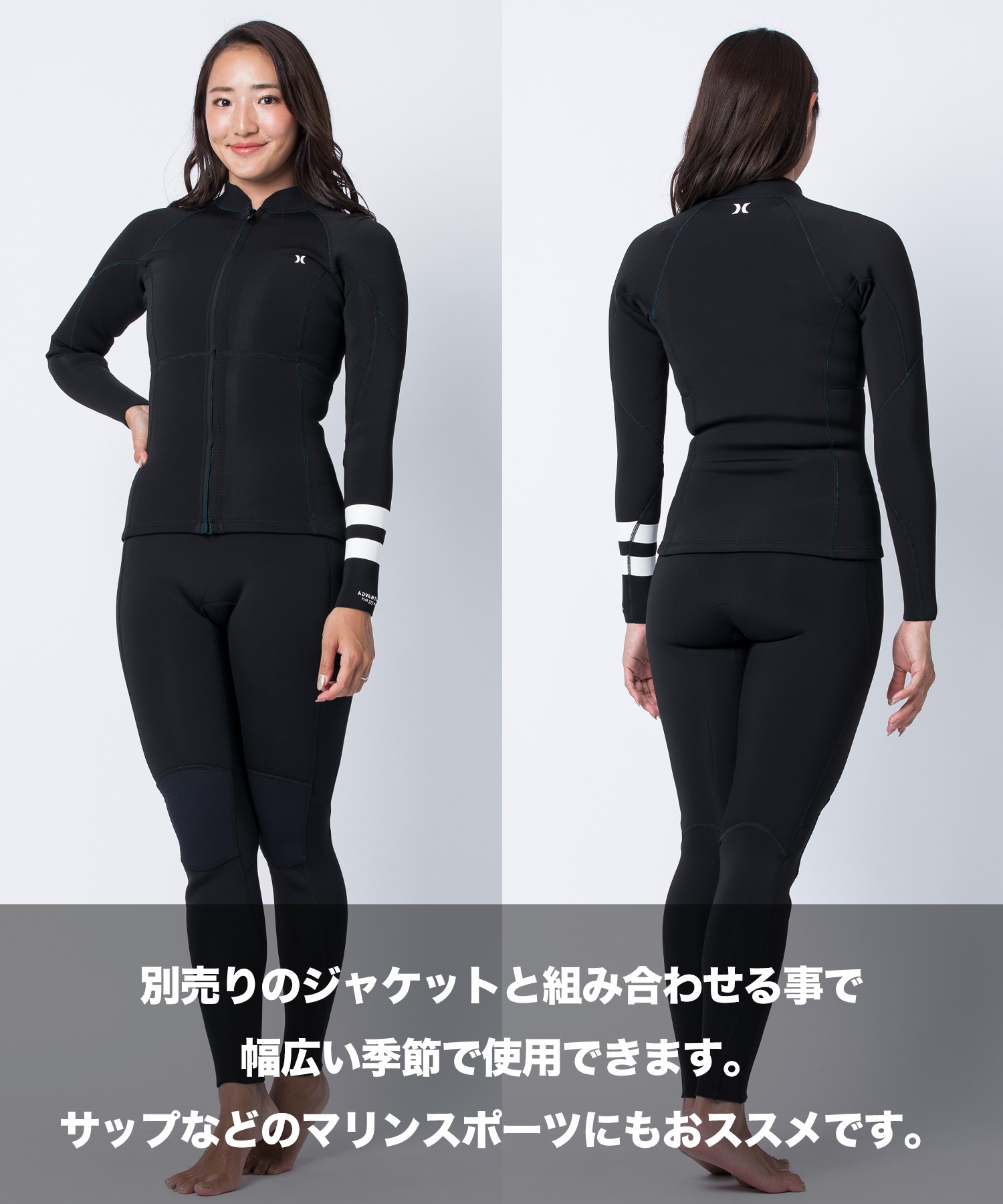 HURLEY ハーレー アイコン GZLJIC25 ウェットスーツ ロングジョン