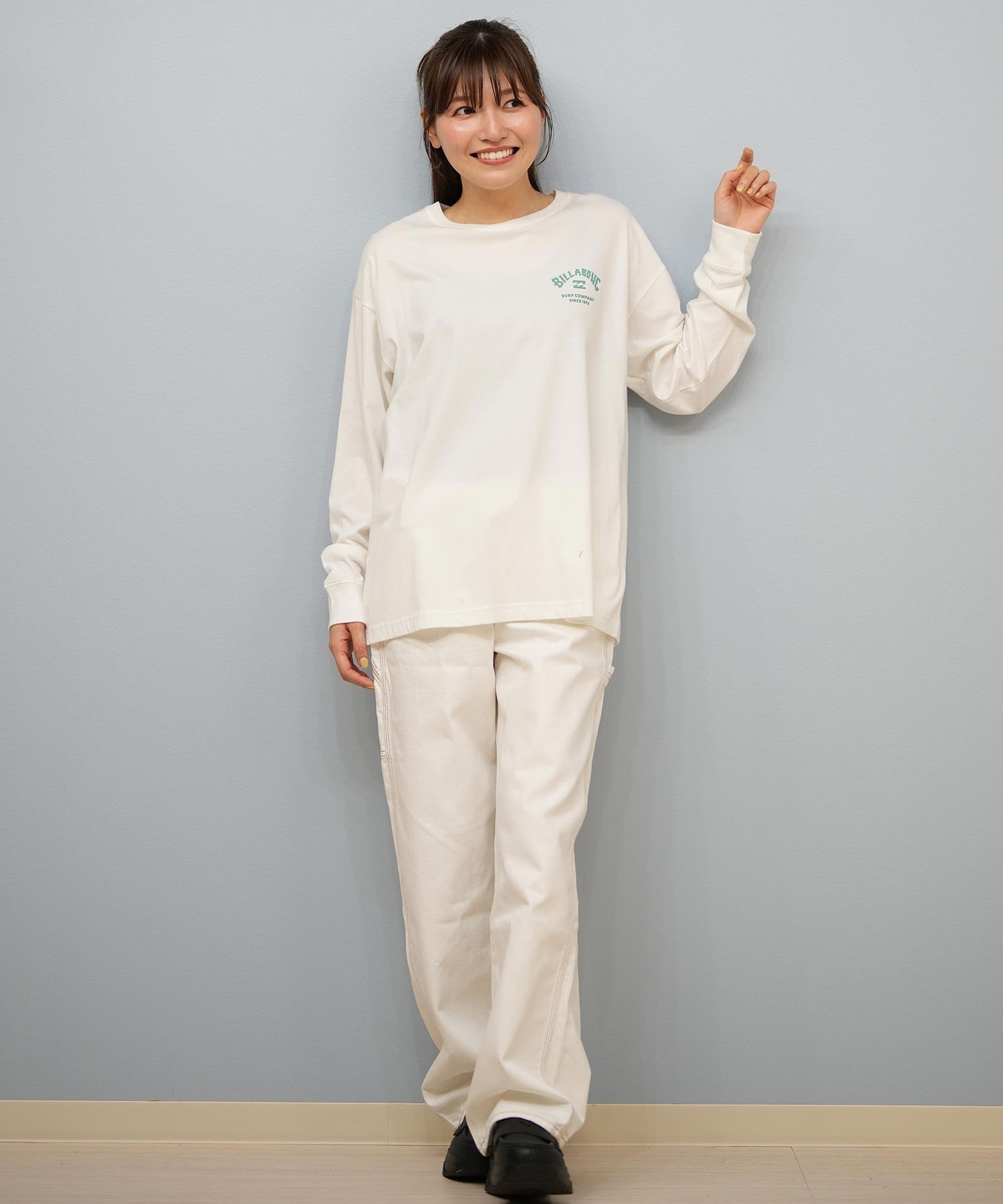 BILLABONG ビラボン 長袖 Tシャツ ロンT レディース バックプリント