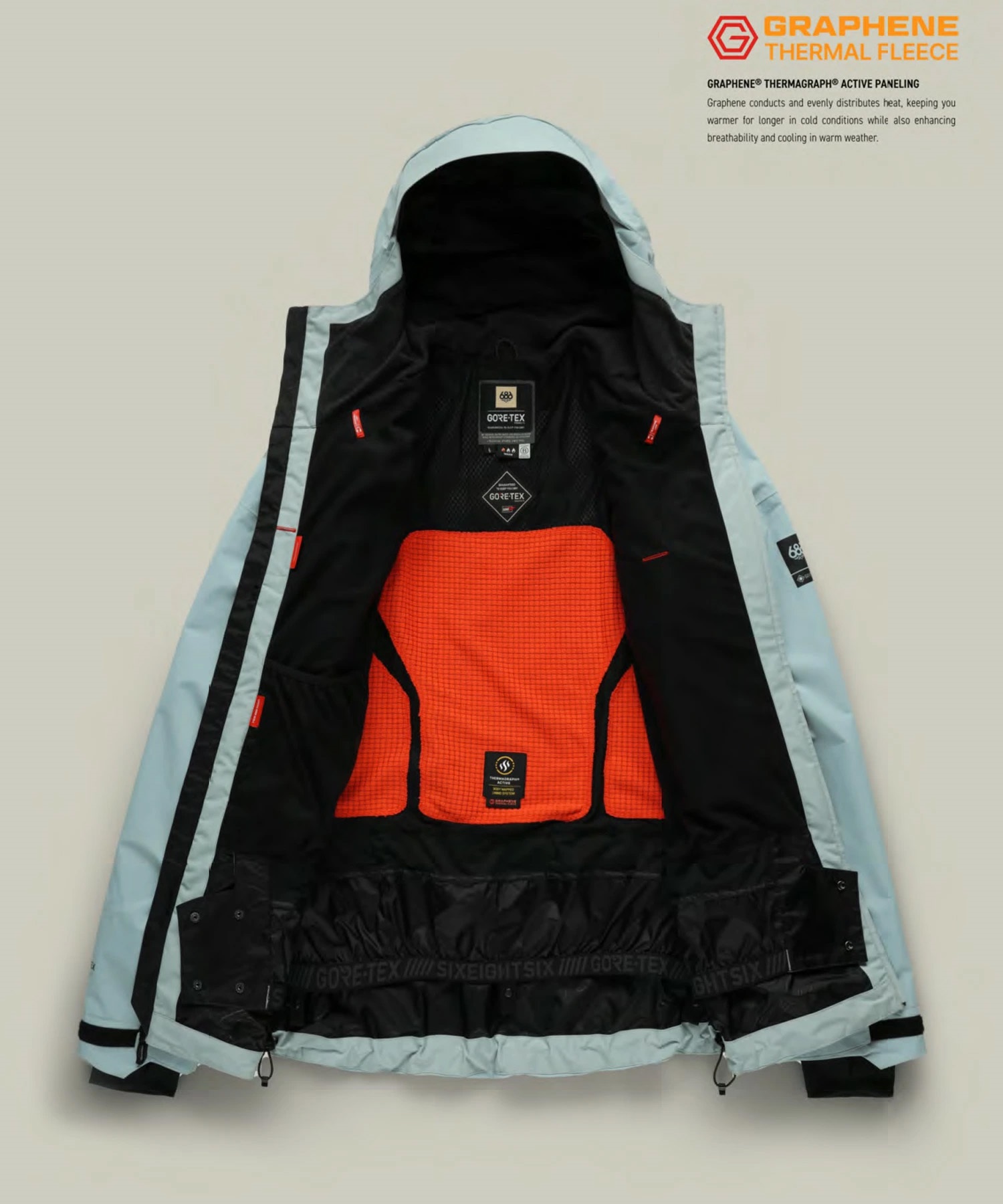 686 シックスエイトシックス GORE-TEX GT スノーボード ウェア
