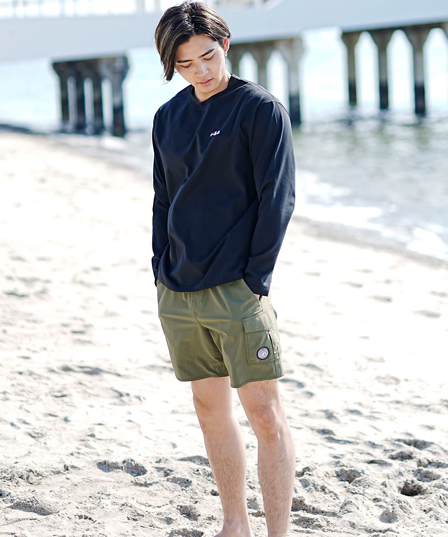 VOLCOM ボルコム 水着 トランクス メンズ ボードショーツ サーフパンツ