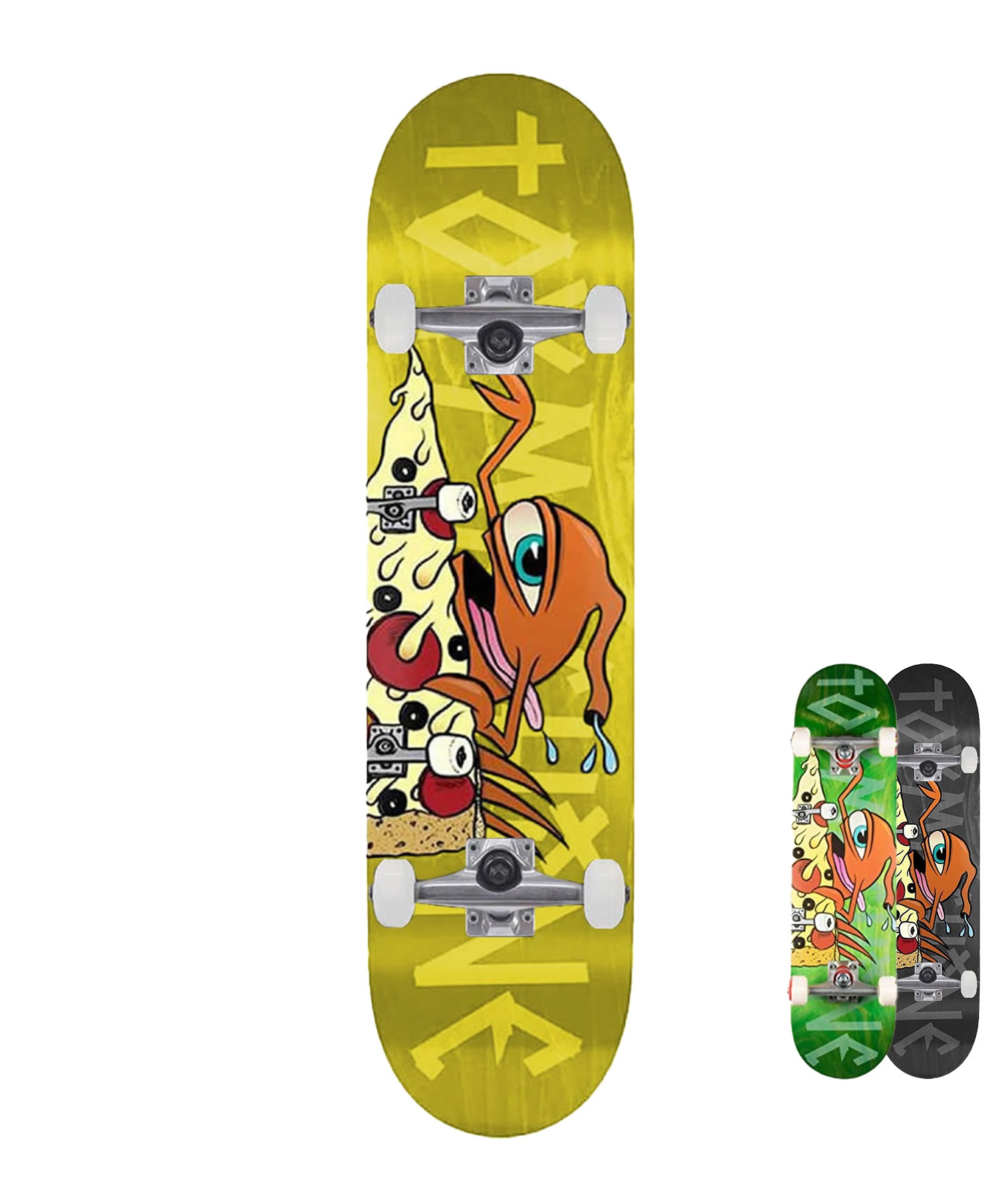 TOY MACHINE トイマシーン スケートボード コンプリート 8.0inch PIZZA