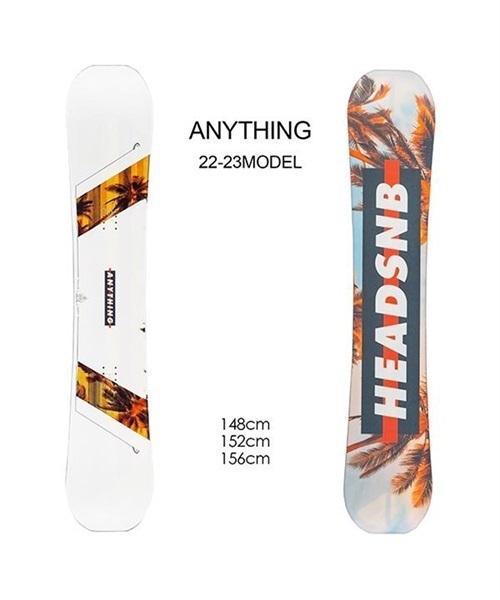 HEAD ヘッド エニシング スノーボード 板 メンズ 22-23 JJ K16