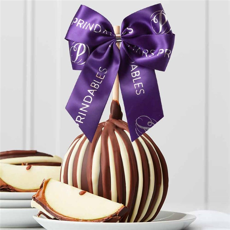 Triple Chocolate Jumbo Caramel Apple | Mrs Prindables