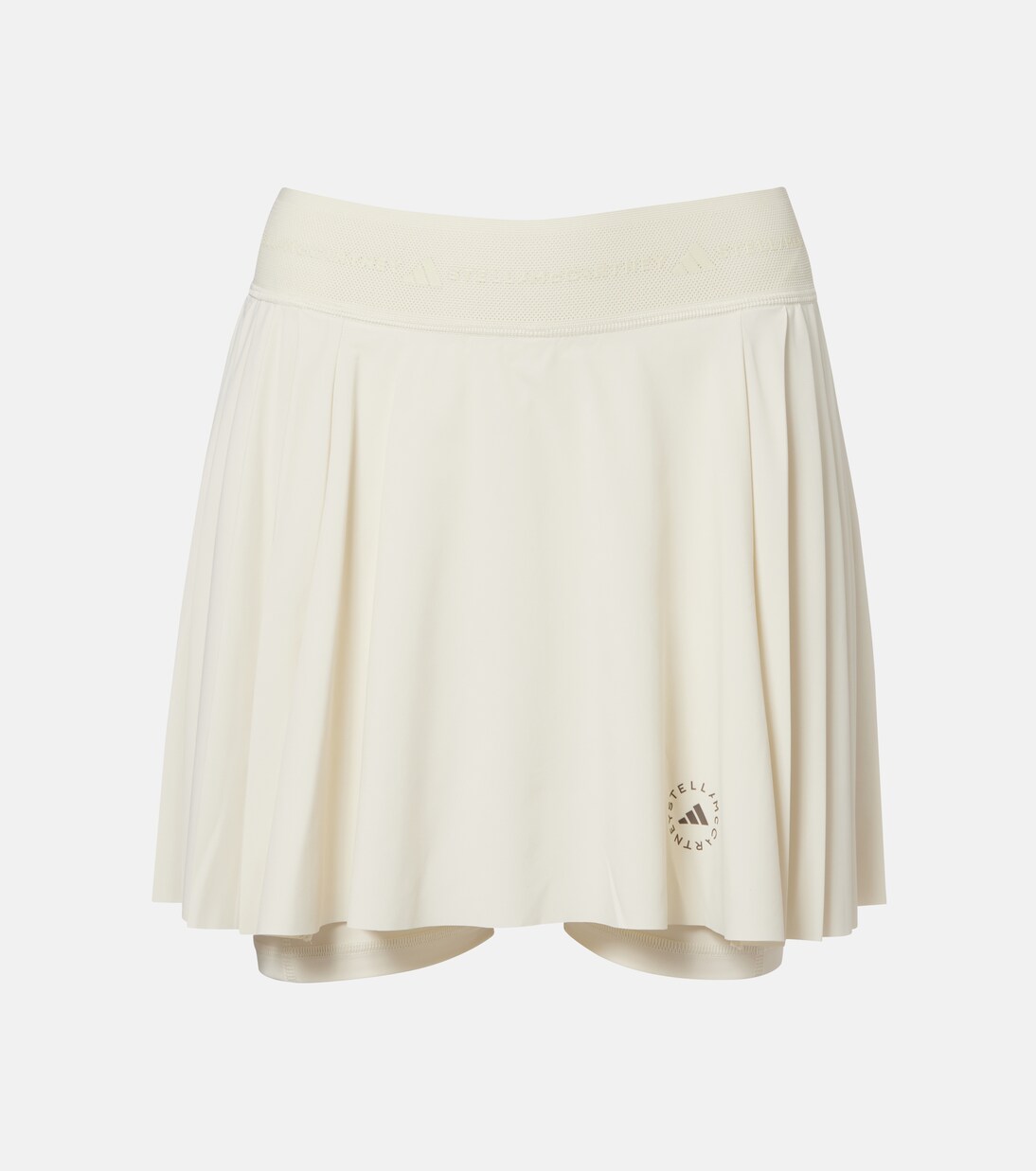 Pleated tennis skirt in white - Adidas By Stella Mc Cartney