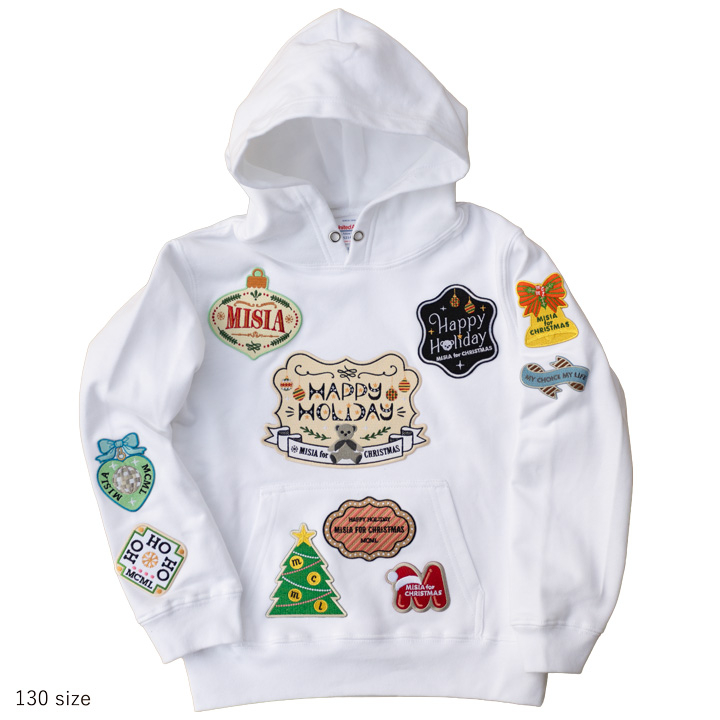 MCML MISIA's クリスマスワッペンパーカー（ホワイト） | MISIA