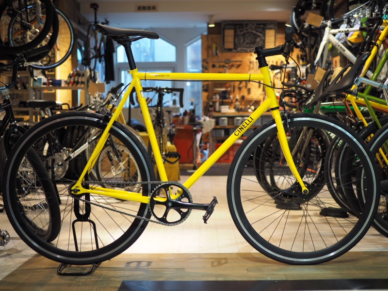 CINELLI GAZZETTA イエロー 残りわずかです 札幌LOV ピストバイク
