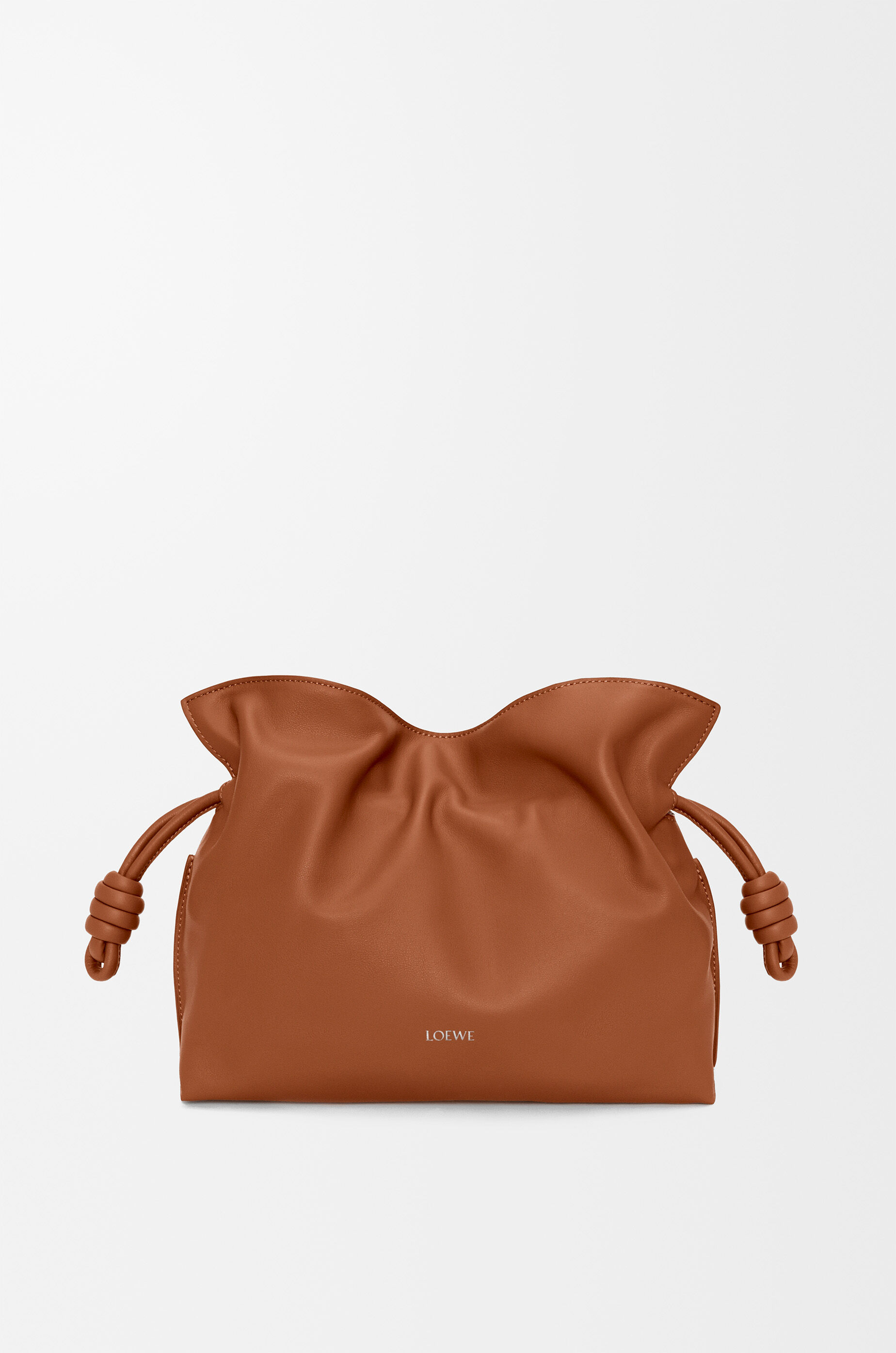 フラメンコクラッチ ミディアム（ナパカーフ） ブラウン - LOEWE Japan