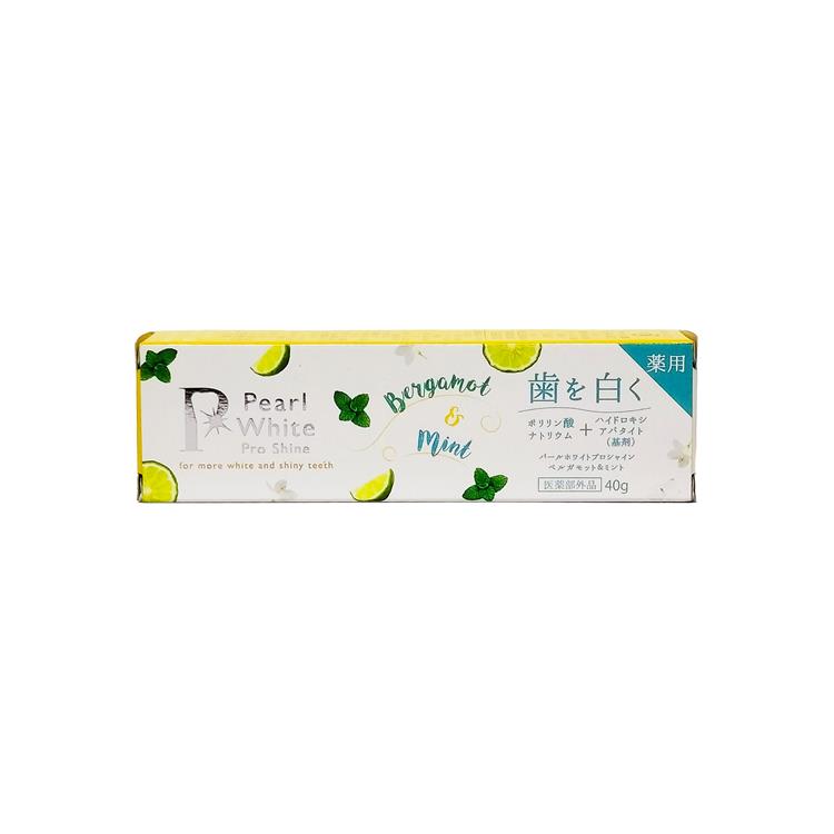 薬用 パールホワイトプロシャイン ベルガモット&ミント 40g（医薬部外