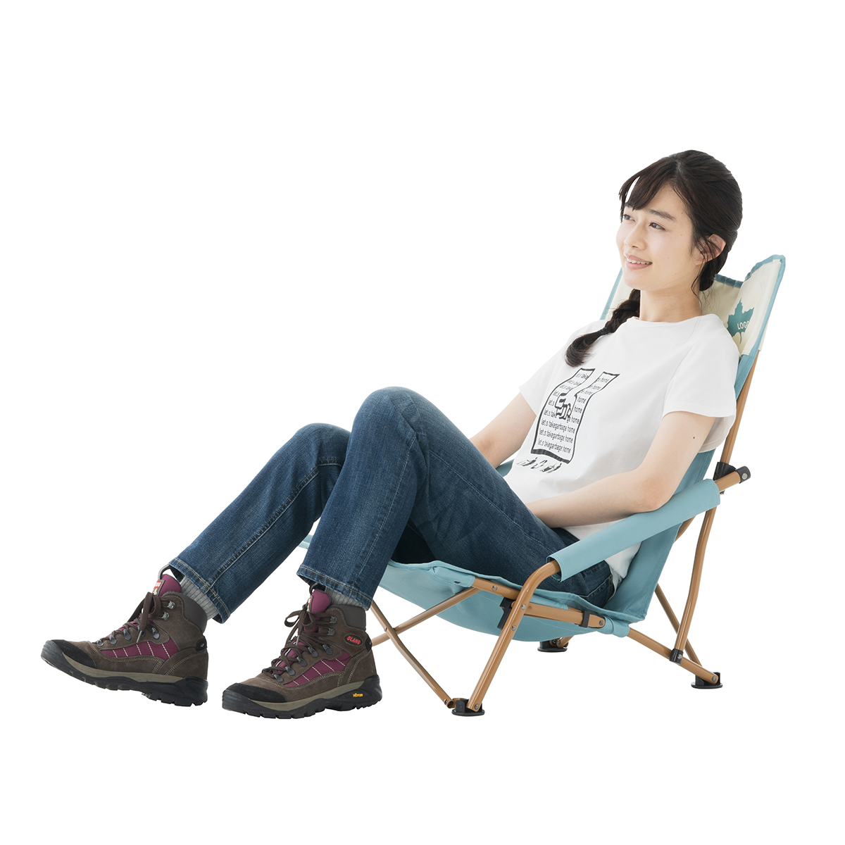 LOGOS Life あぐらチェア（カラフルロゴス）|ギア|家具|チェア・ベンチ