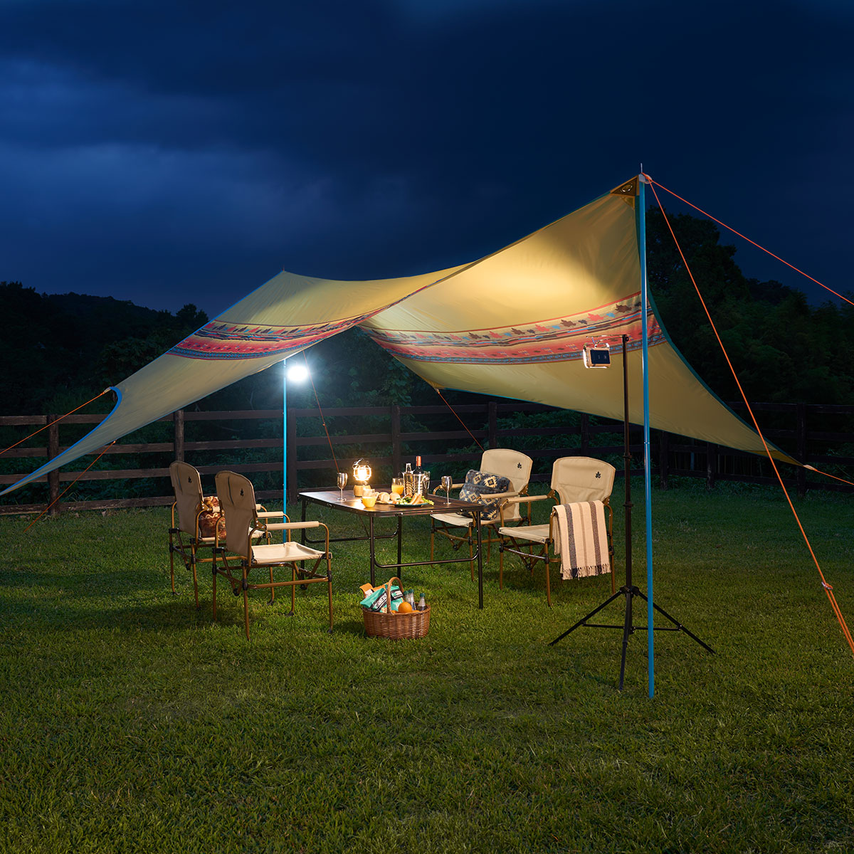 野電 パワーストックランタン2000・スマートワイヤレス|ギア|野電