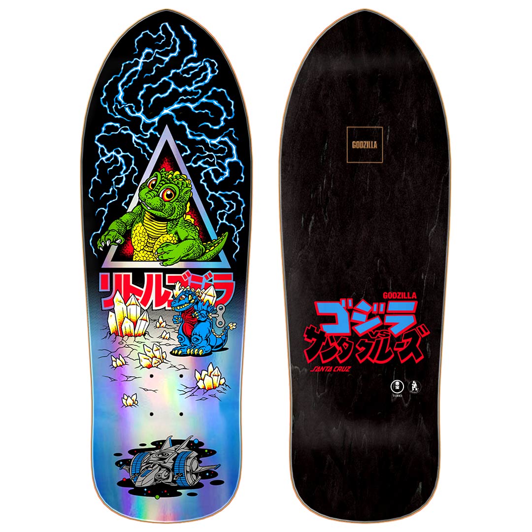SANTA CRUZ X GODZILLA JR NATAS DECK 10.538