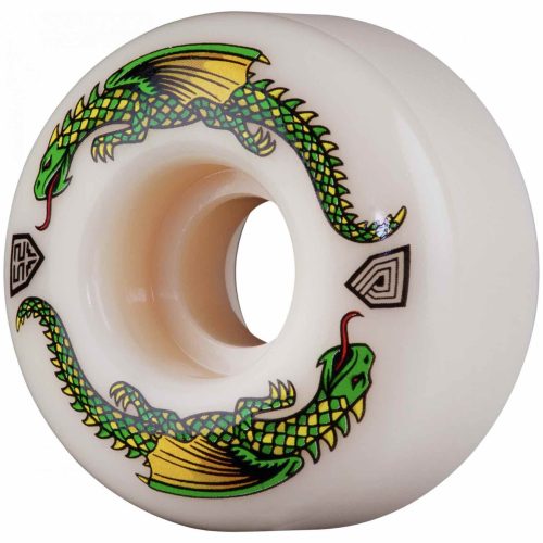 Powell Peralta Dragon 52mm X 31mm 93a White - CalStreets BoarderLabs