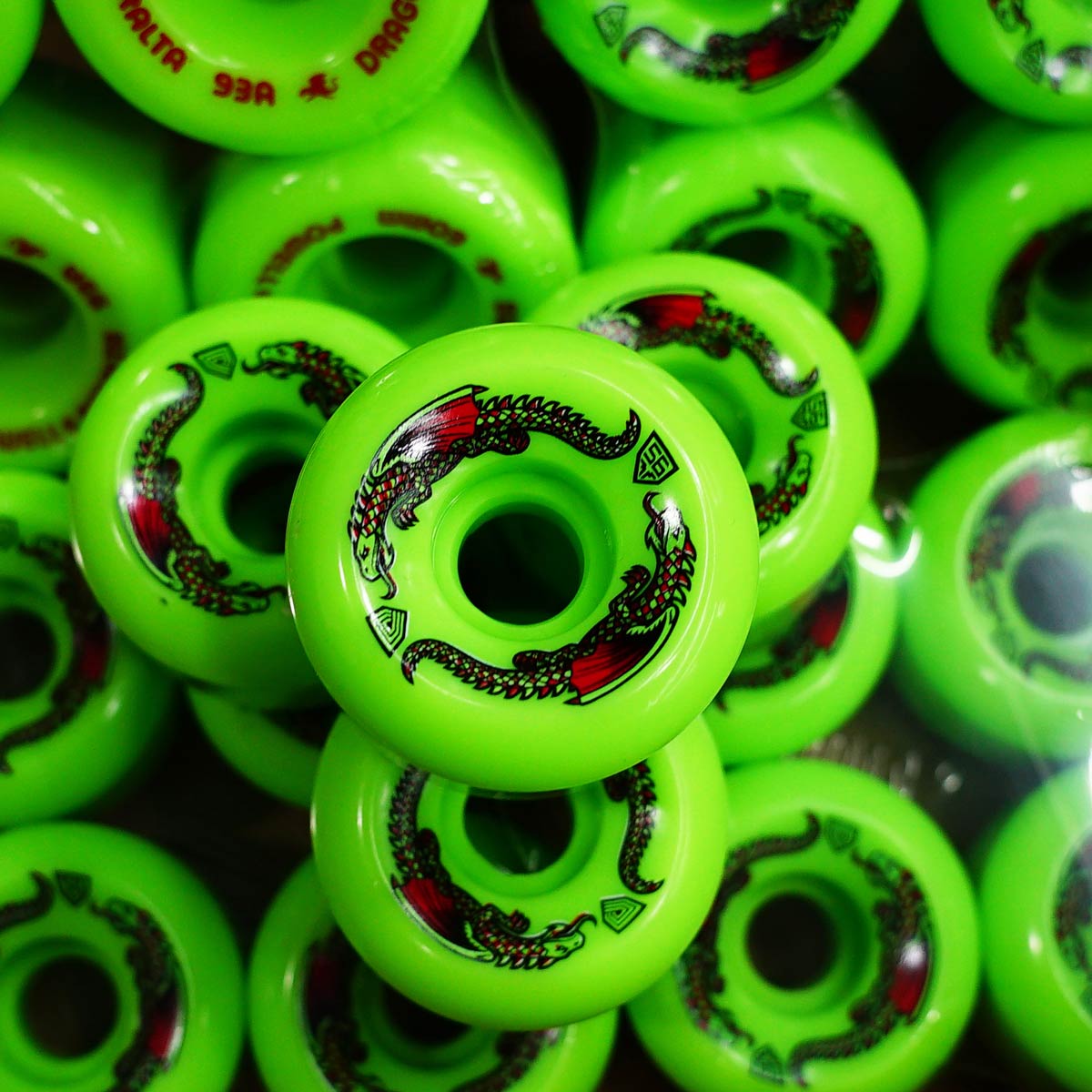 Powell Peralta Dragon 54mm X 34mm 93a Green - CalStreets BoarderLabs