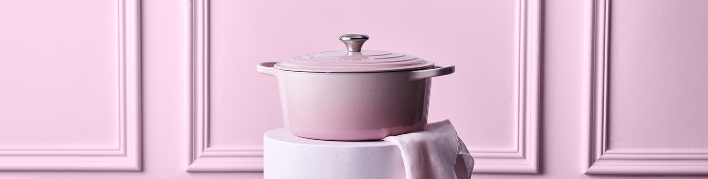 ルクルーゼ ココットフルール 20cm ブーケピンク ombre pink レア