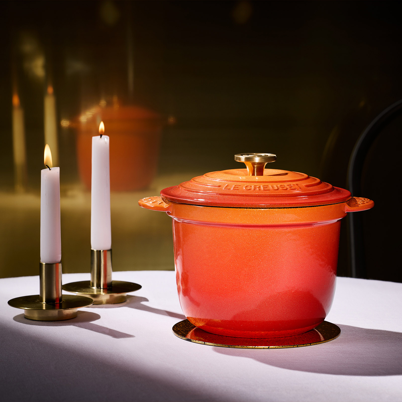 ココット・エブリィ 20 フラムドレ (クルーシブルライトゴールドツマミ