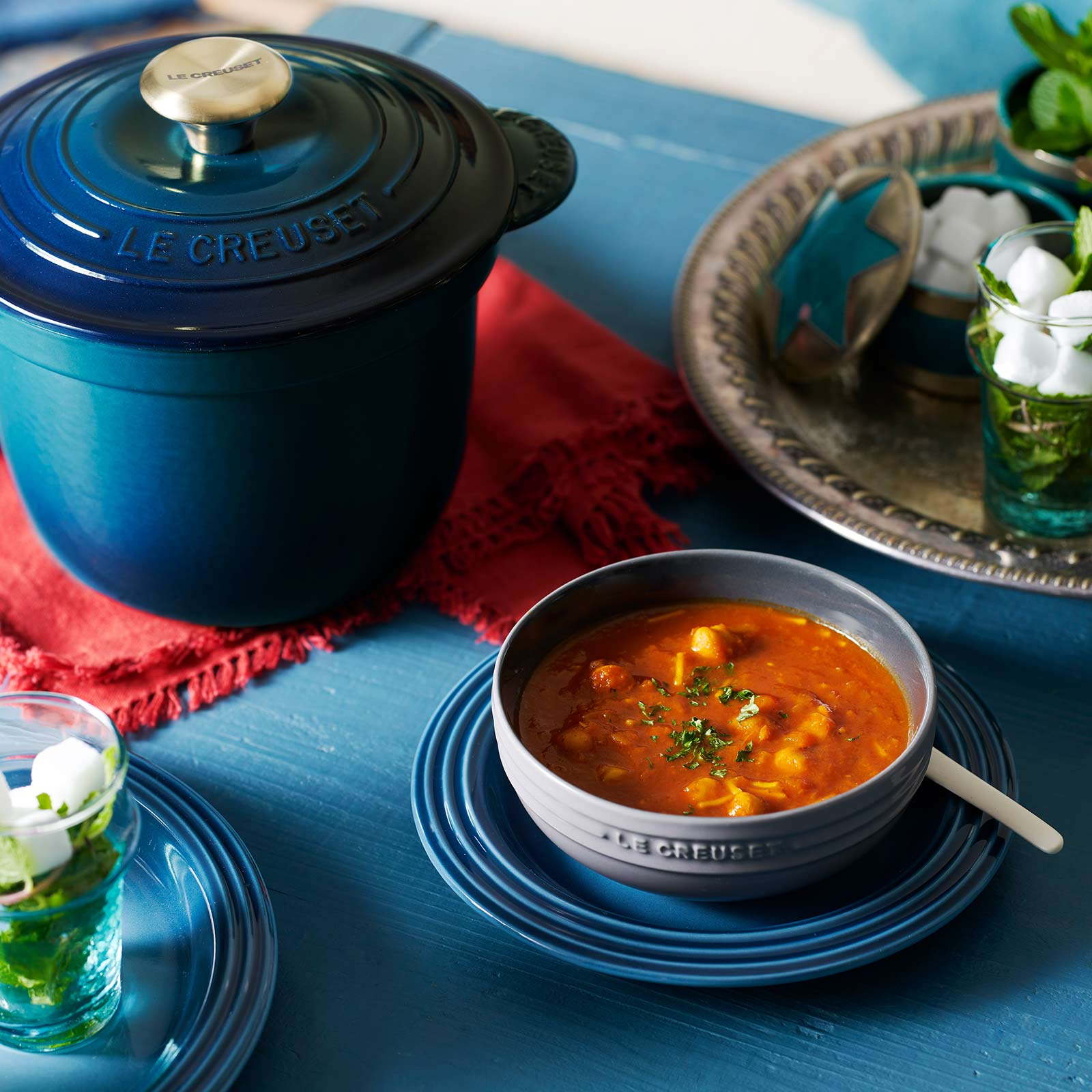 レジェ・プレート 18cm マリンブルー | プレート・トレイ ｜ル