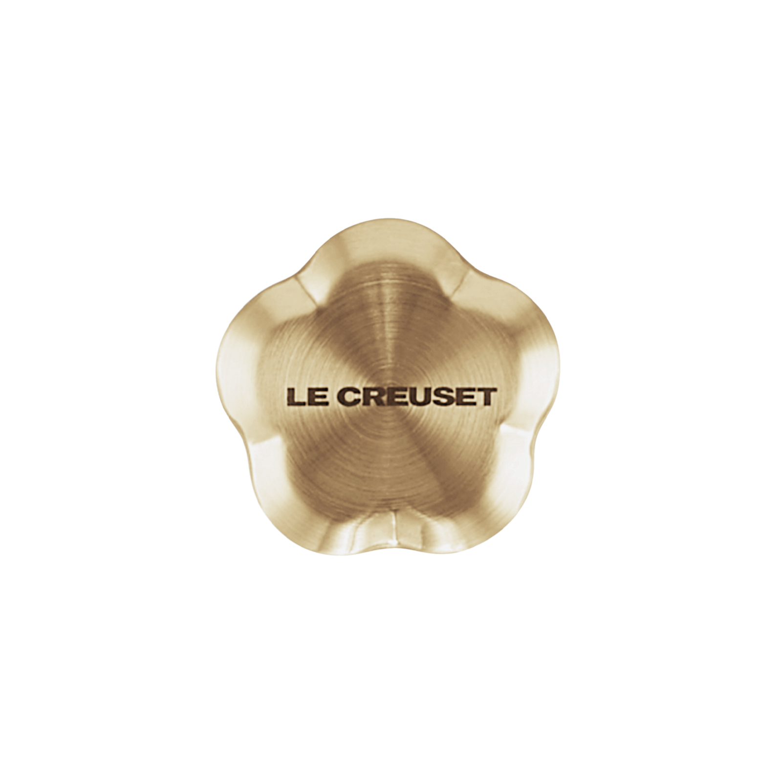 シグニチャー 鍋用フラワーステンレスツマミ ライトゴールド