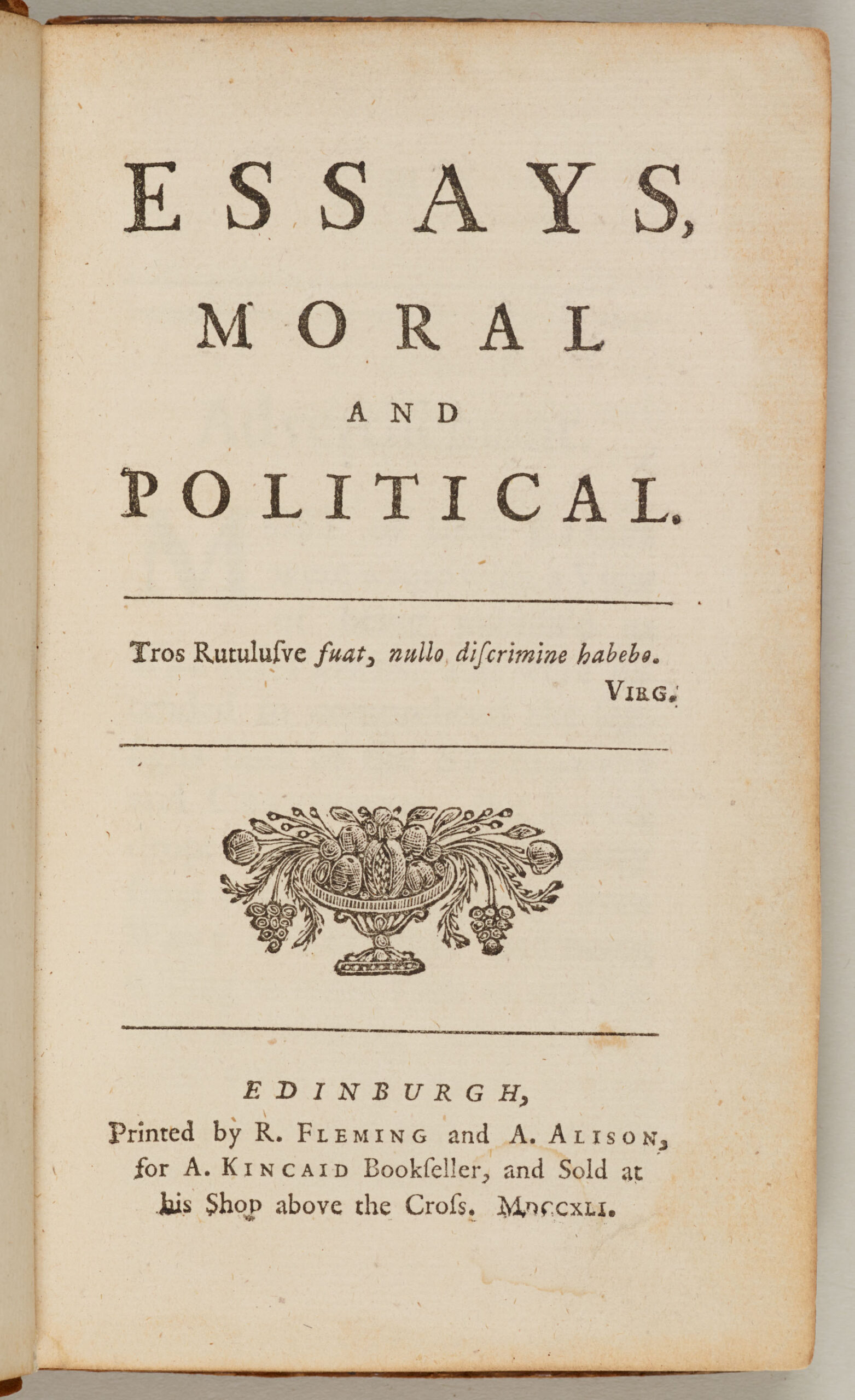 デイヴィッド・ヒューム・コレクション | 日本大学法学部