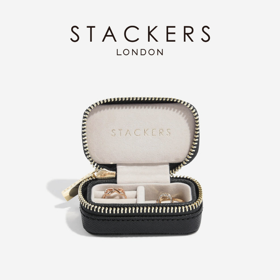 STACKERS】トラベル ジュエリーボックス S Travel S ブラック Black