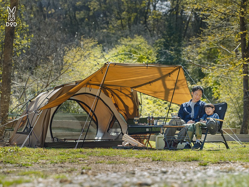 DODから“二人で使いやすい”ガルテントが登場！親子やカップルでゆとり