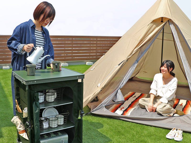 DODマルチキッチンテーブルに新色「タン」「カーキ」発売！サイト