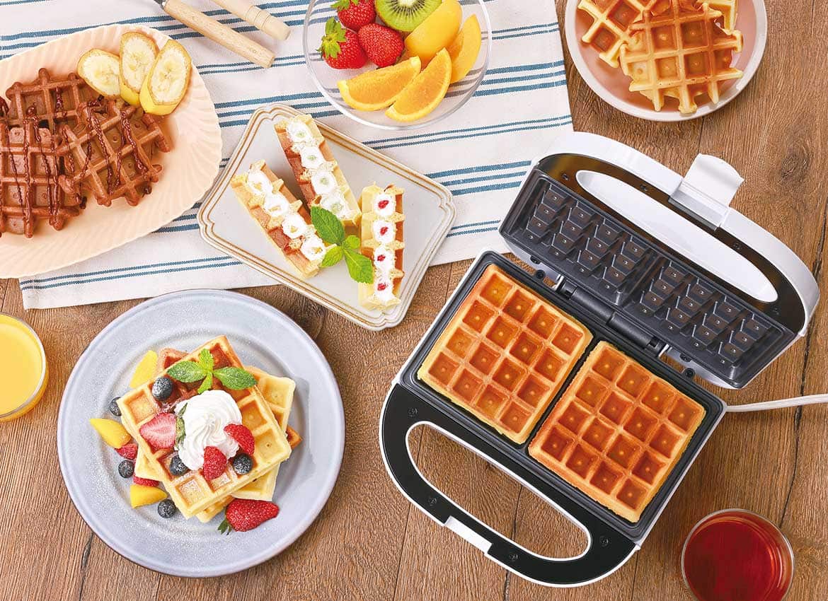 LITHON-2枚焼きワッフルメーカー