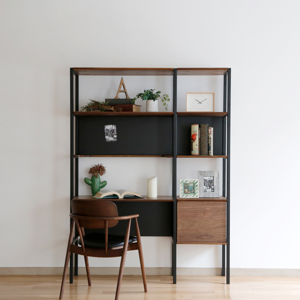 MS ユニットシェルフ デスク+ナロー セット - デスク・机・デスク